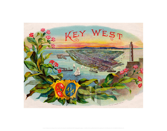 Key West Cigar Box Label (detail)